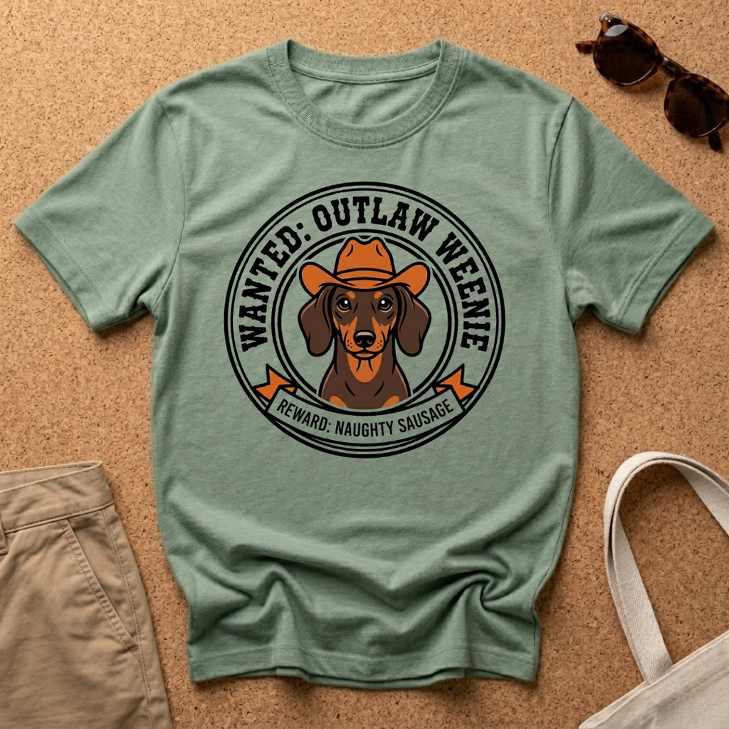 Wanted Outlaw Weenie T-Shirt