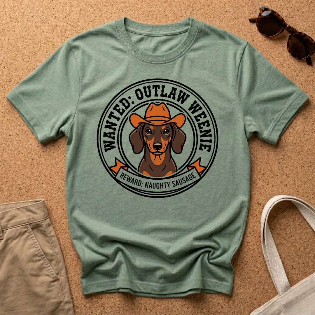 Wanted Outlaw Weenie T-Shirt