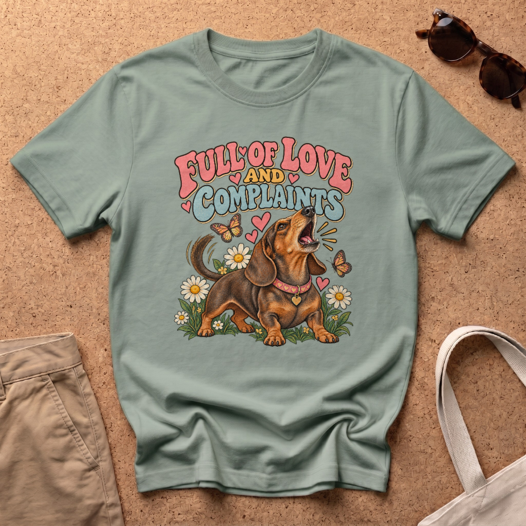Full Of Love T-Shirt - Sage