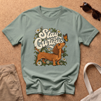 Stay Curious T-Shirt - Sage