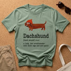 Dachshund Description Beanie T-Shirt