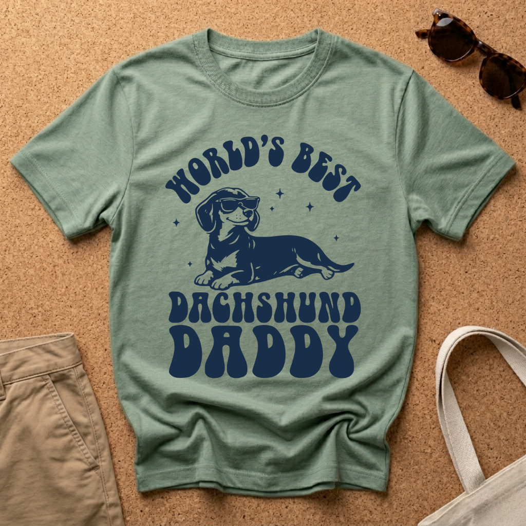 World's Best Dachshund Dad T-Shirt