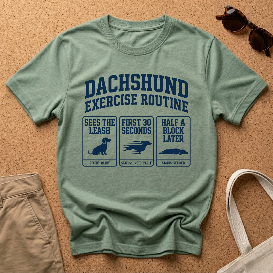 Dachshund Retired T-Shirt