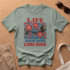 Life Long Dogs T-Shirt - Sage