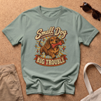 Big Trouble T-Shirt - Sage