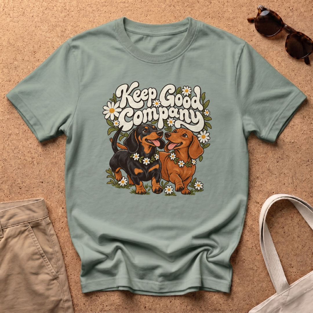 Keep Good Company T-Shirt - Sage