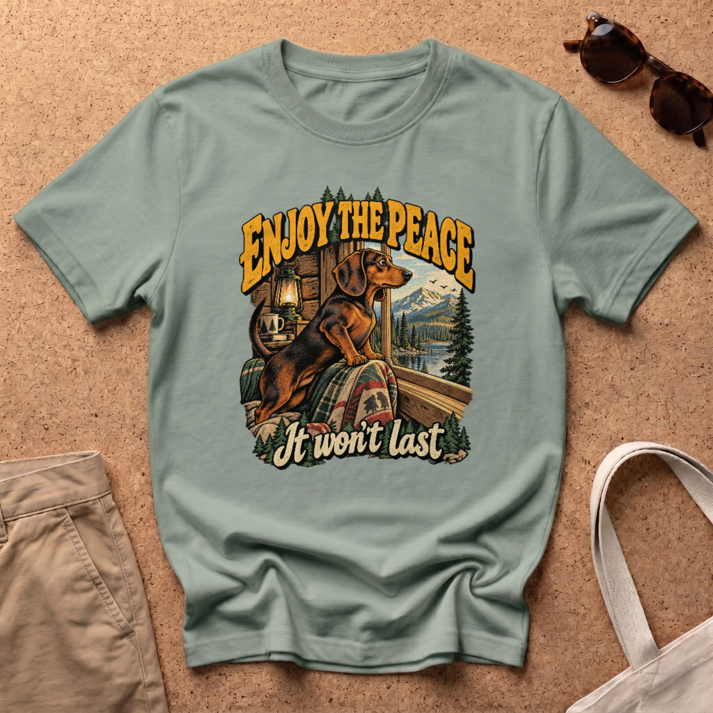 Enjoy The Peace T-Shirt - Sage