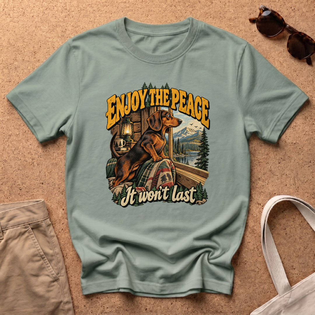 Enjoy The Peace T-Shirt - Sage