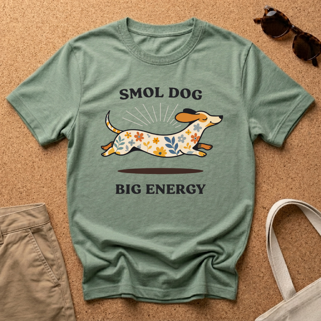 Smol Dog Big Energy V2 T-Shirt