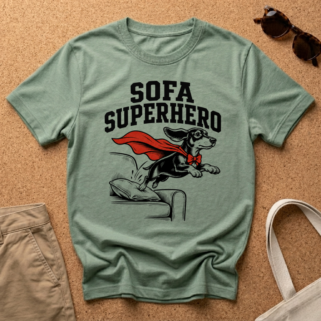 Sofa Superhero T-Shirt