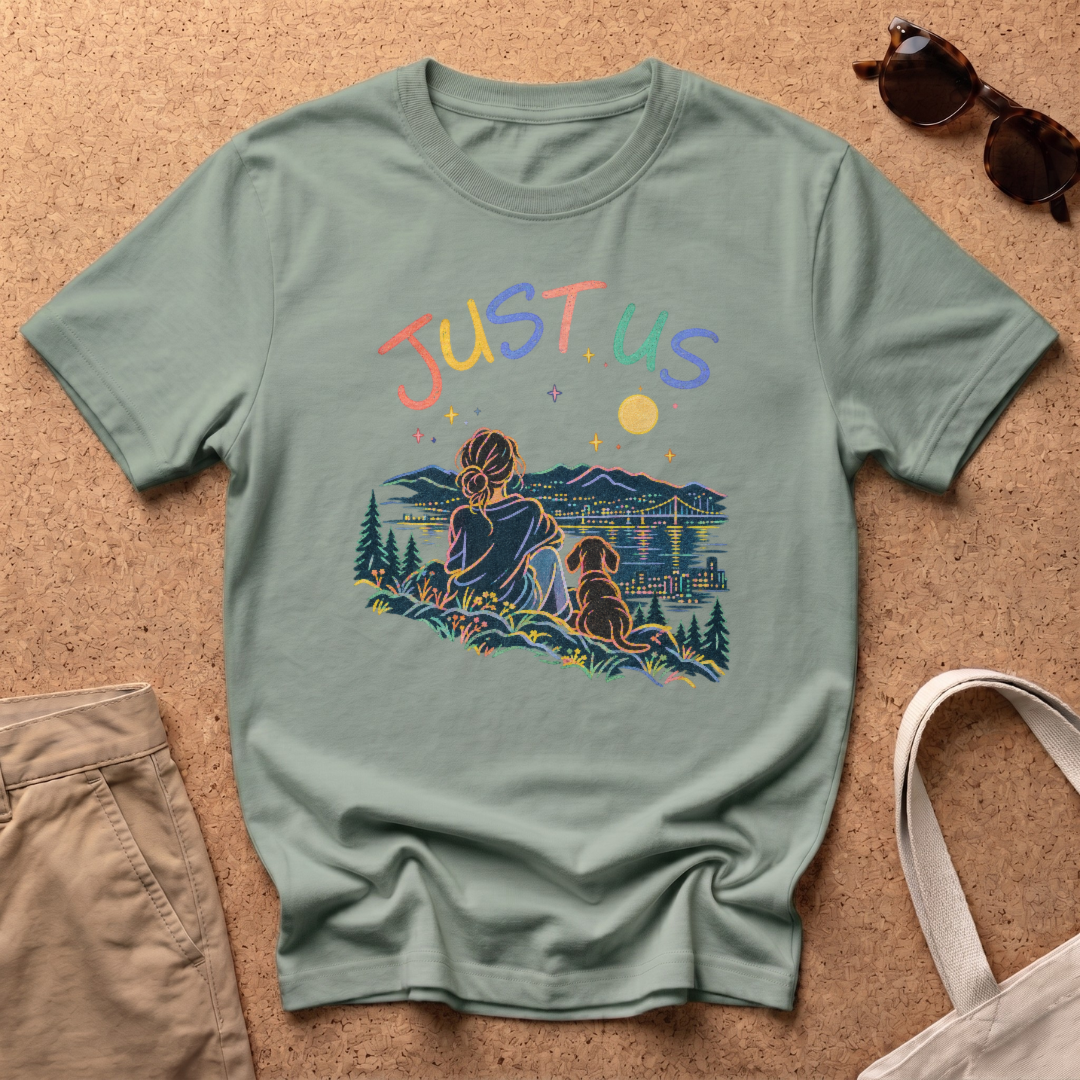 Just Us Two T-Shirt - Sage