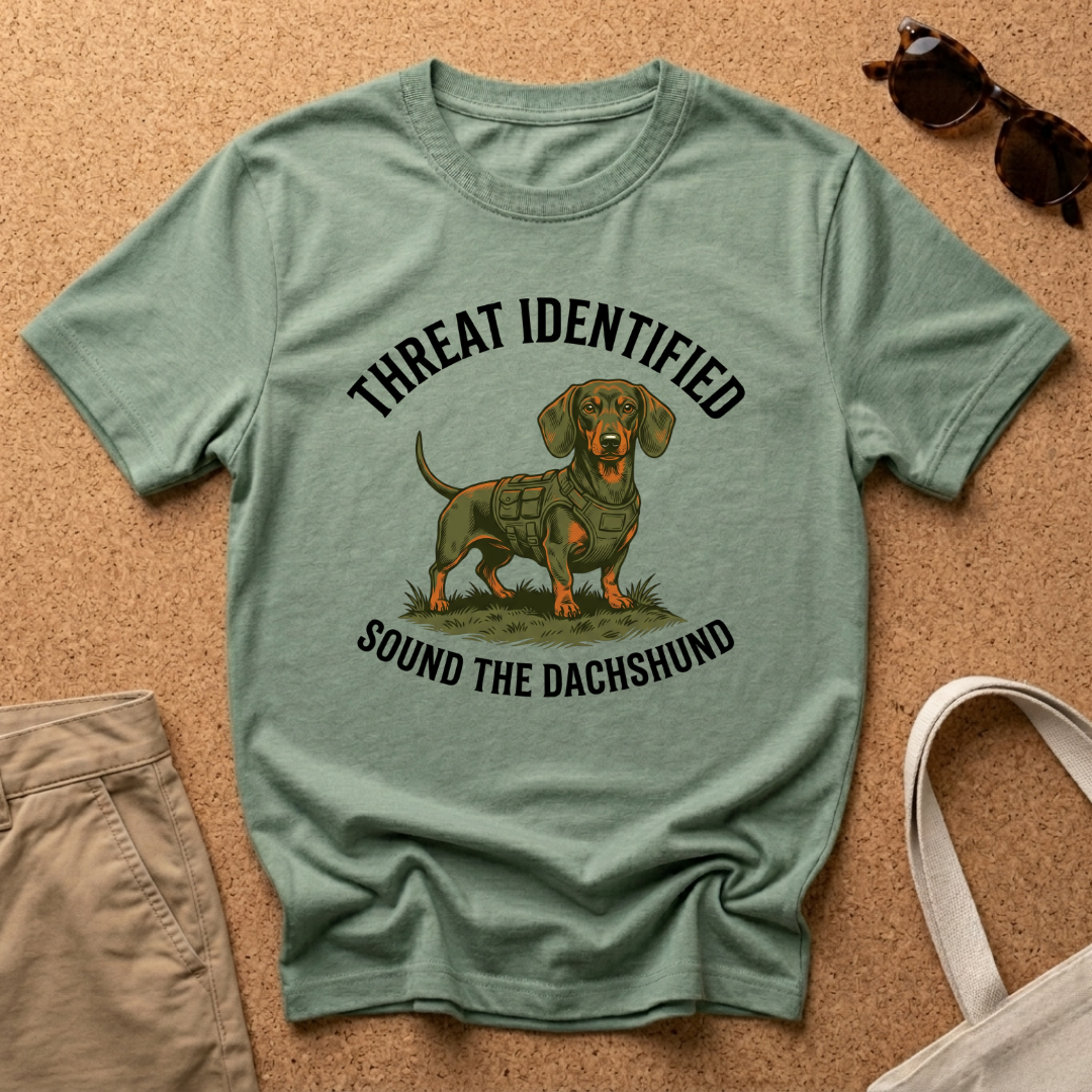 Threat Sound Dachshund T-Shirt