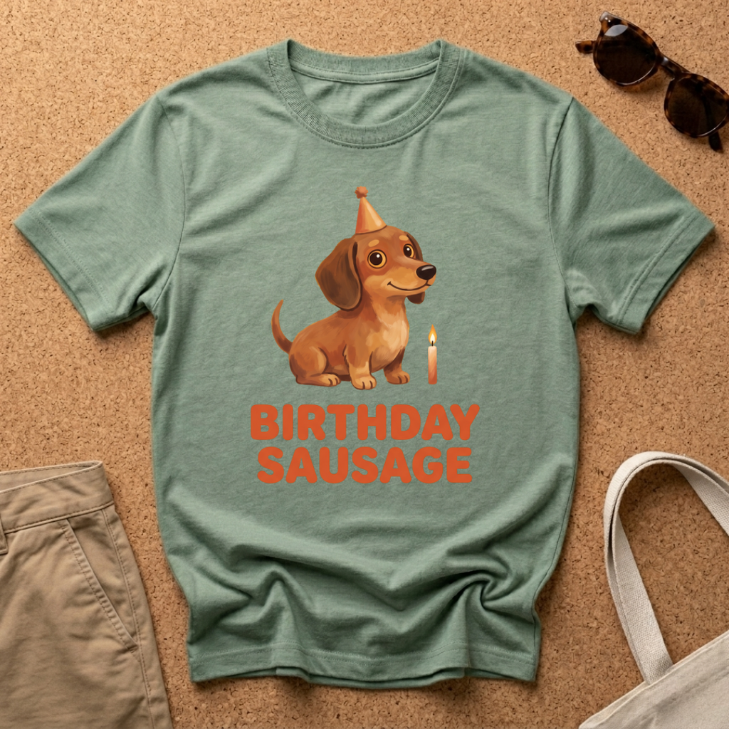Birthday Sausage Cute T-Shirt
