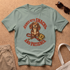 Armed With Snacks T-Shirt - Sage