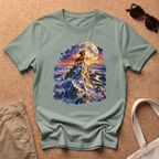 Dachshund King Mountain T-Shirt - Sage