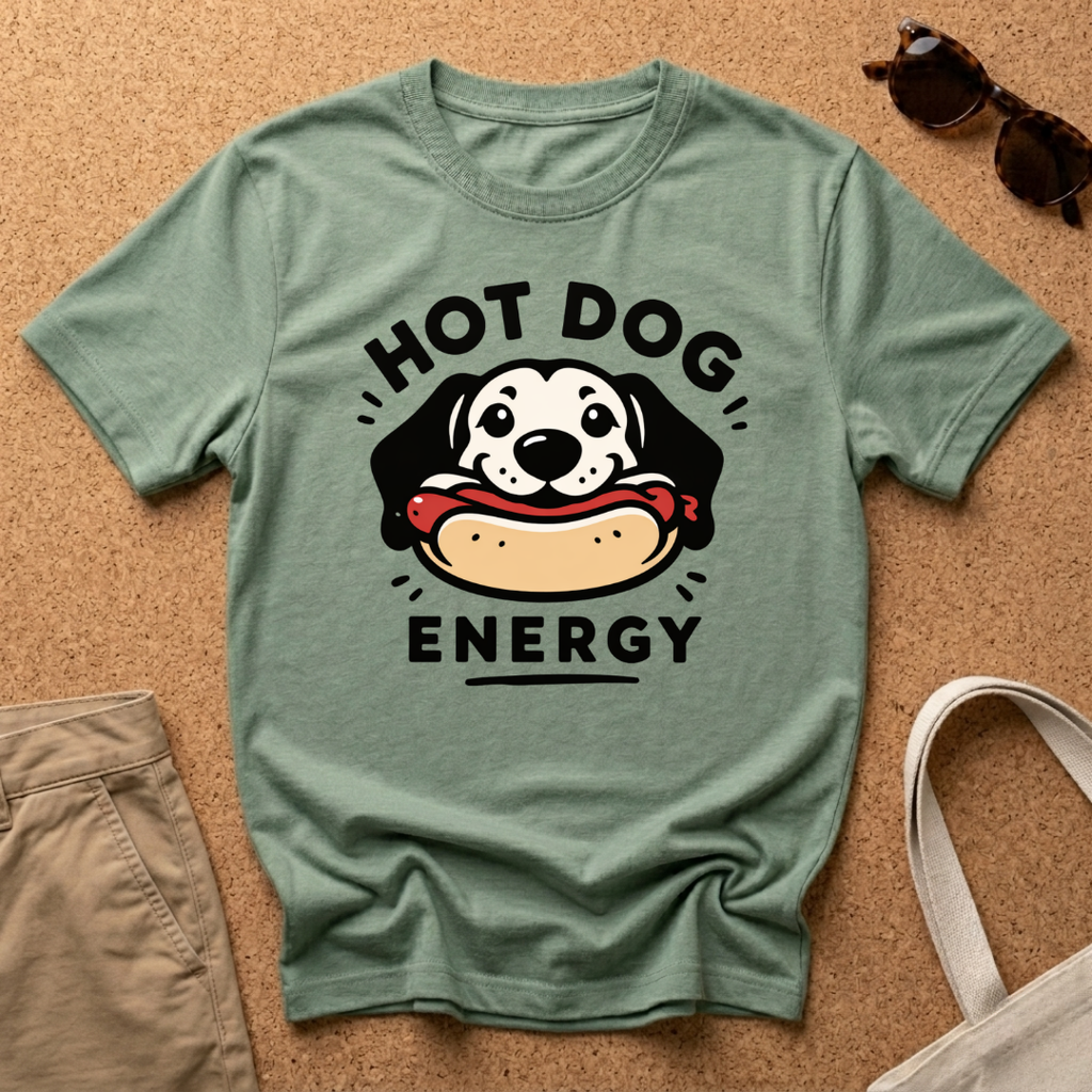 Hot Dog Dachshund Energy T-Shirt
