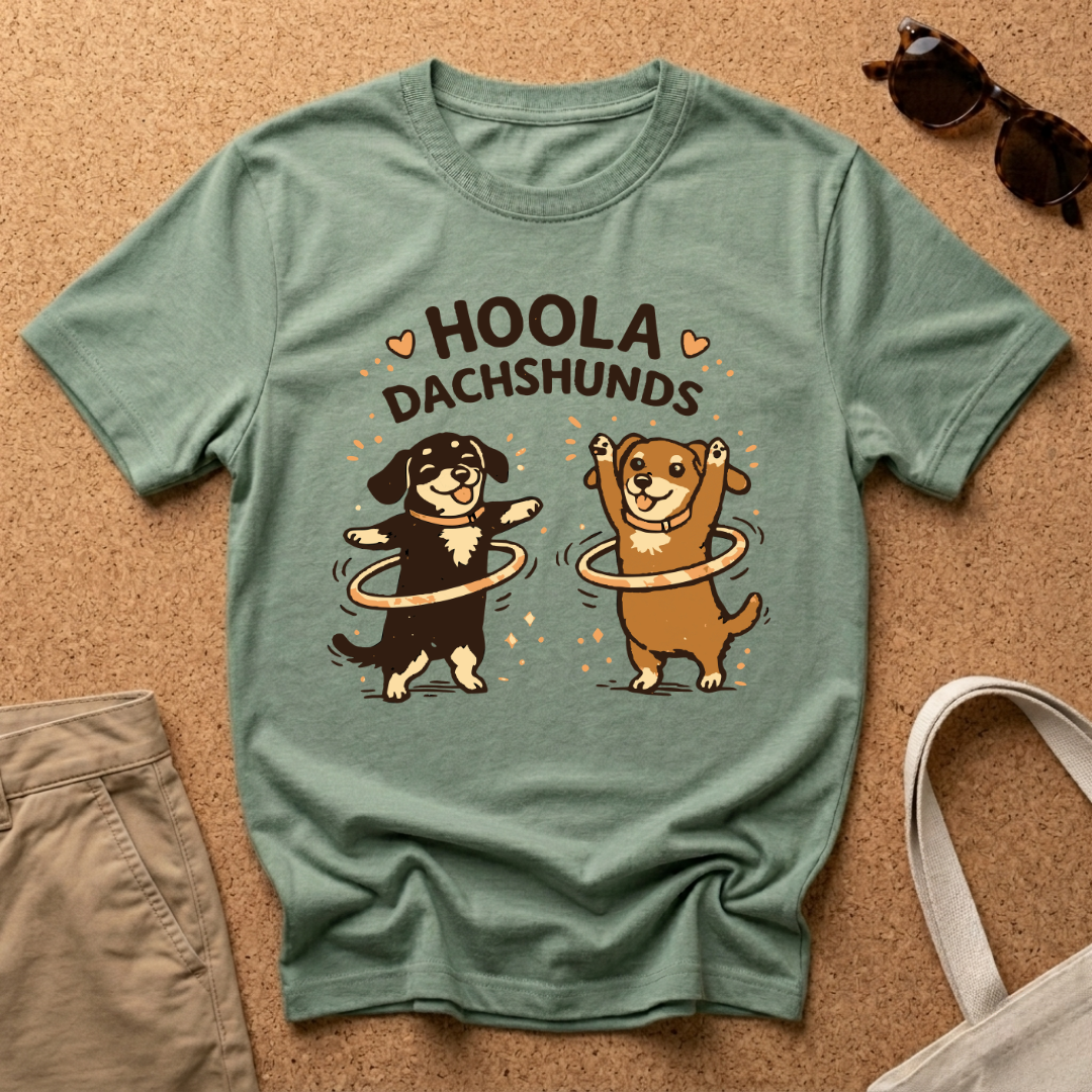 Hoola Dachshunds T-Shirt