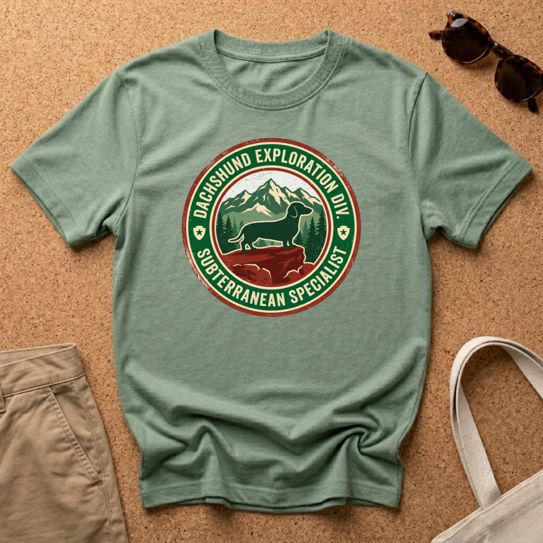Dachshund Exploration Division T-Shirt