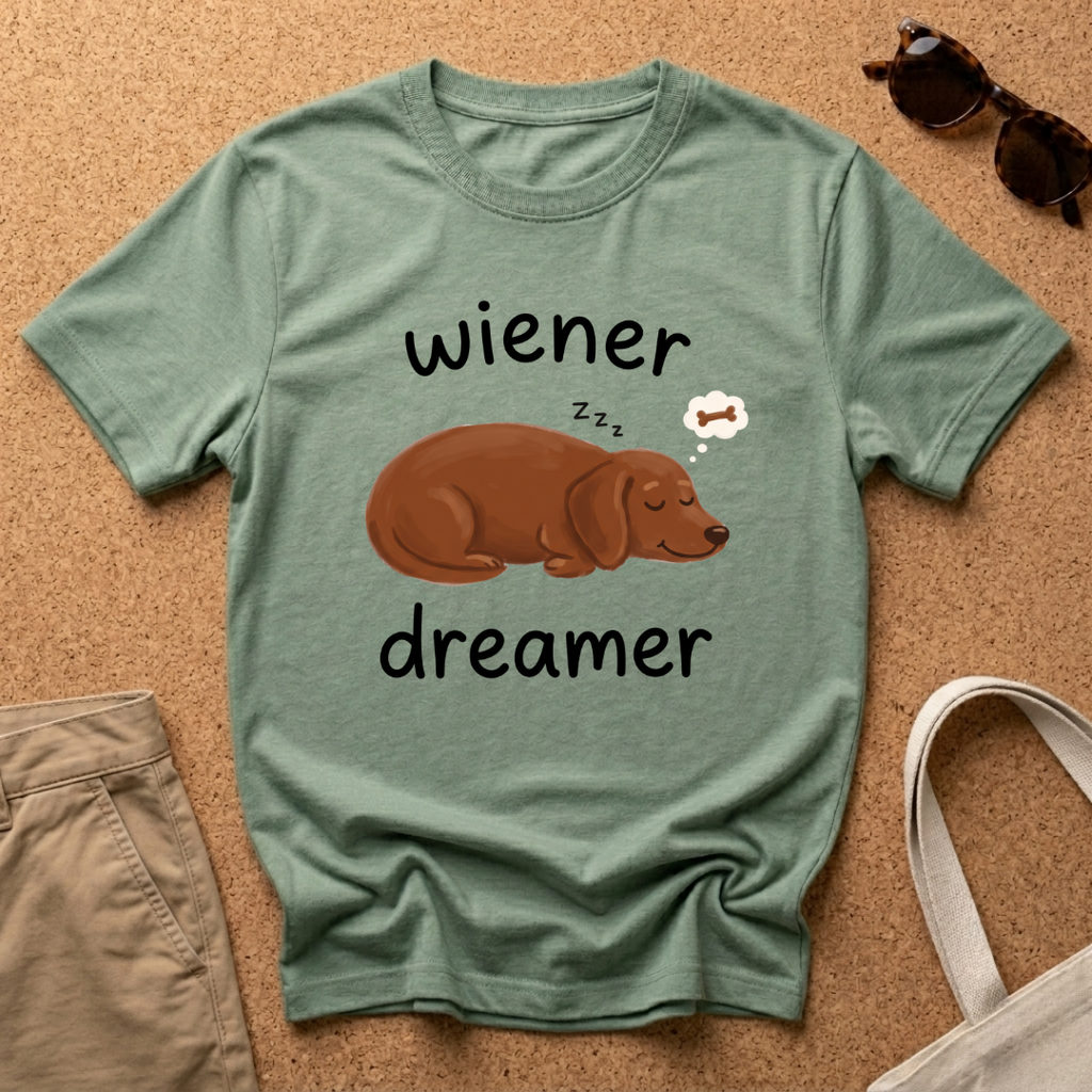 Wiener Dreamer Cartoon T-Shirt