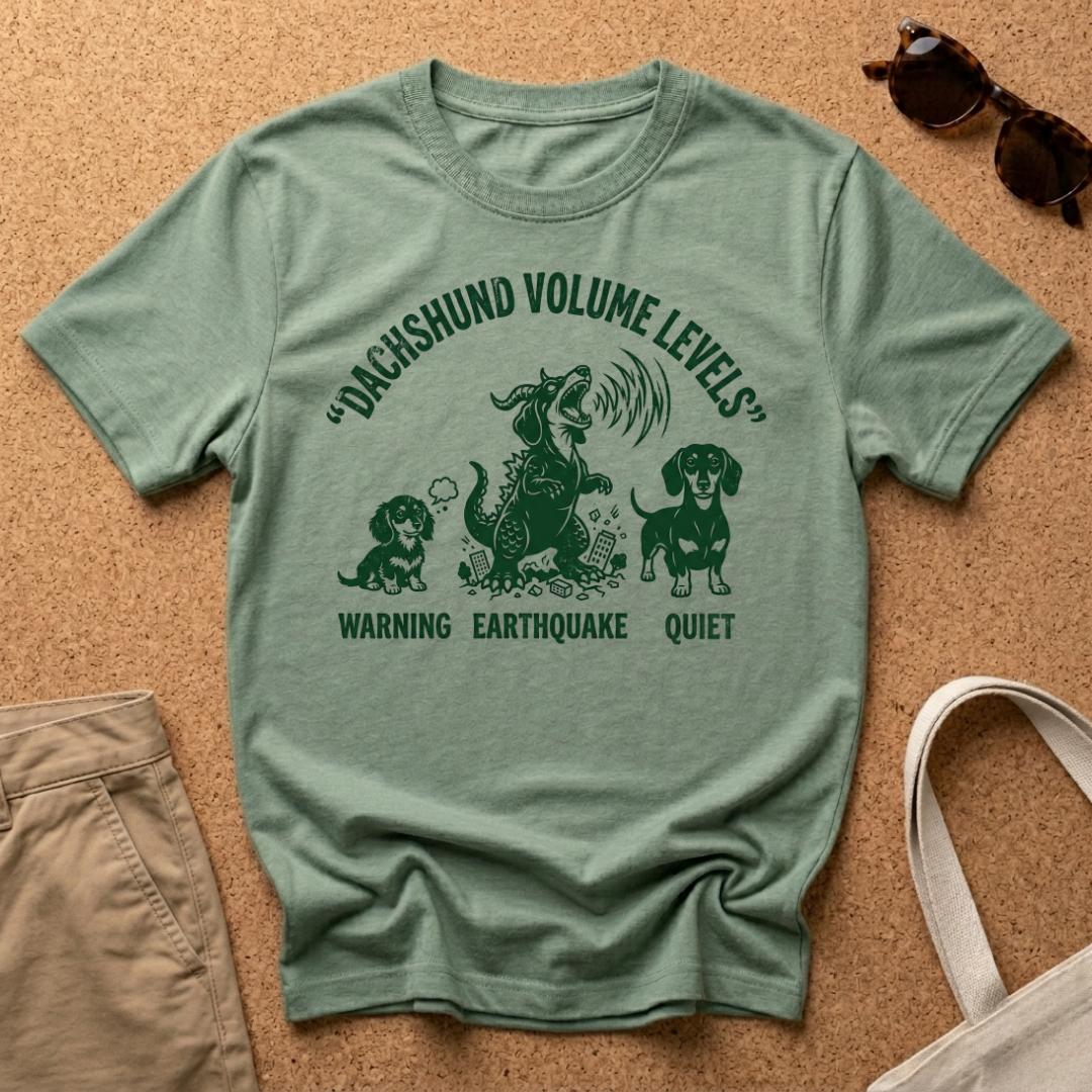 Dachshund Earthquake T-Shirt