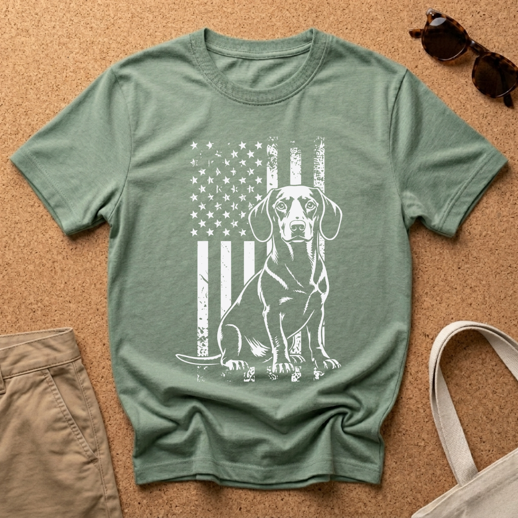 Dachshund Flag T-Shirt