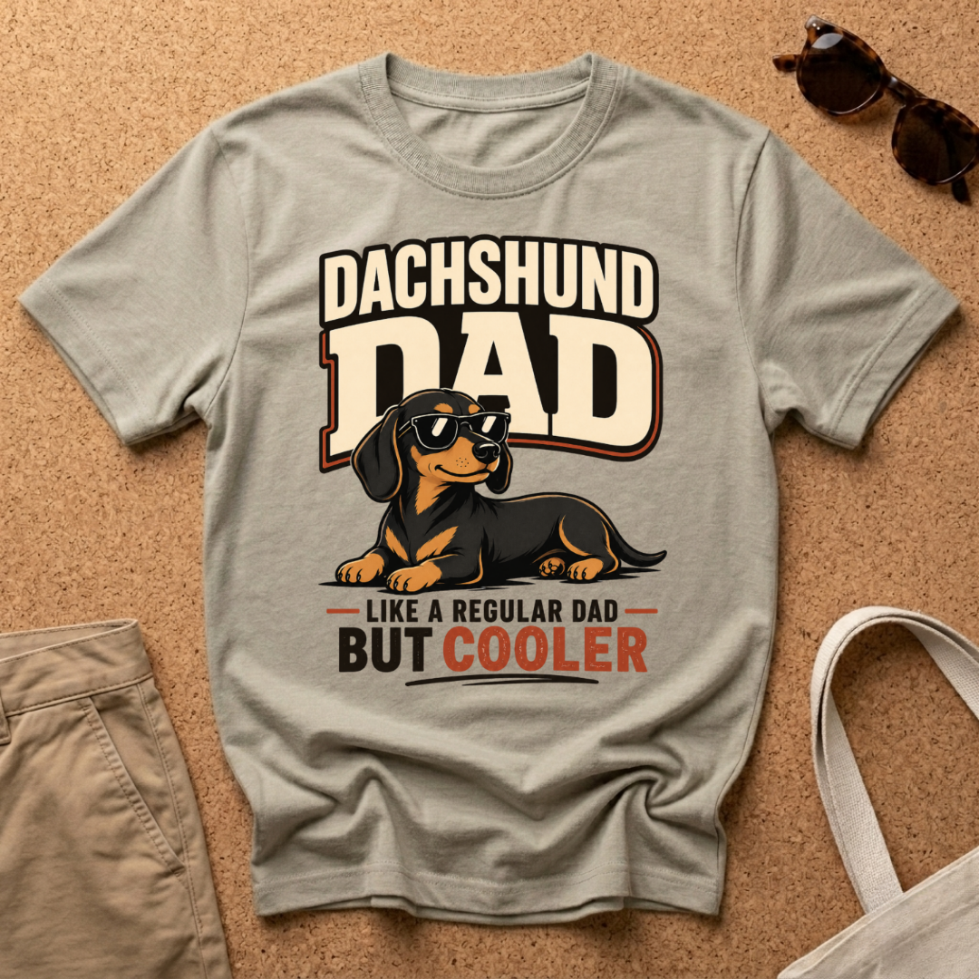 Cool Dachshund Dad T-Shirt