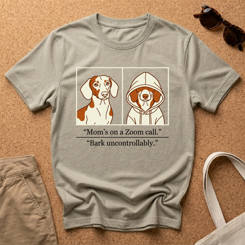 Zoom Call Then Bark T-Shirt