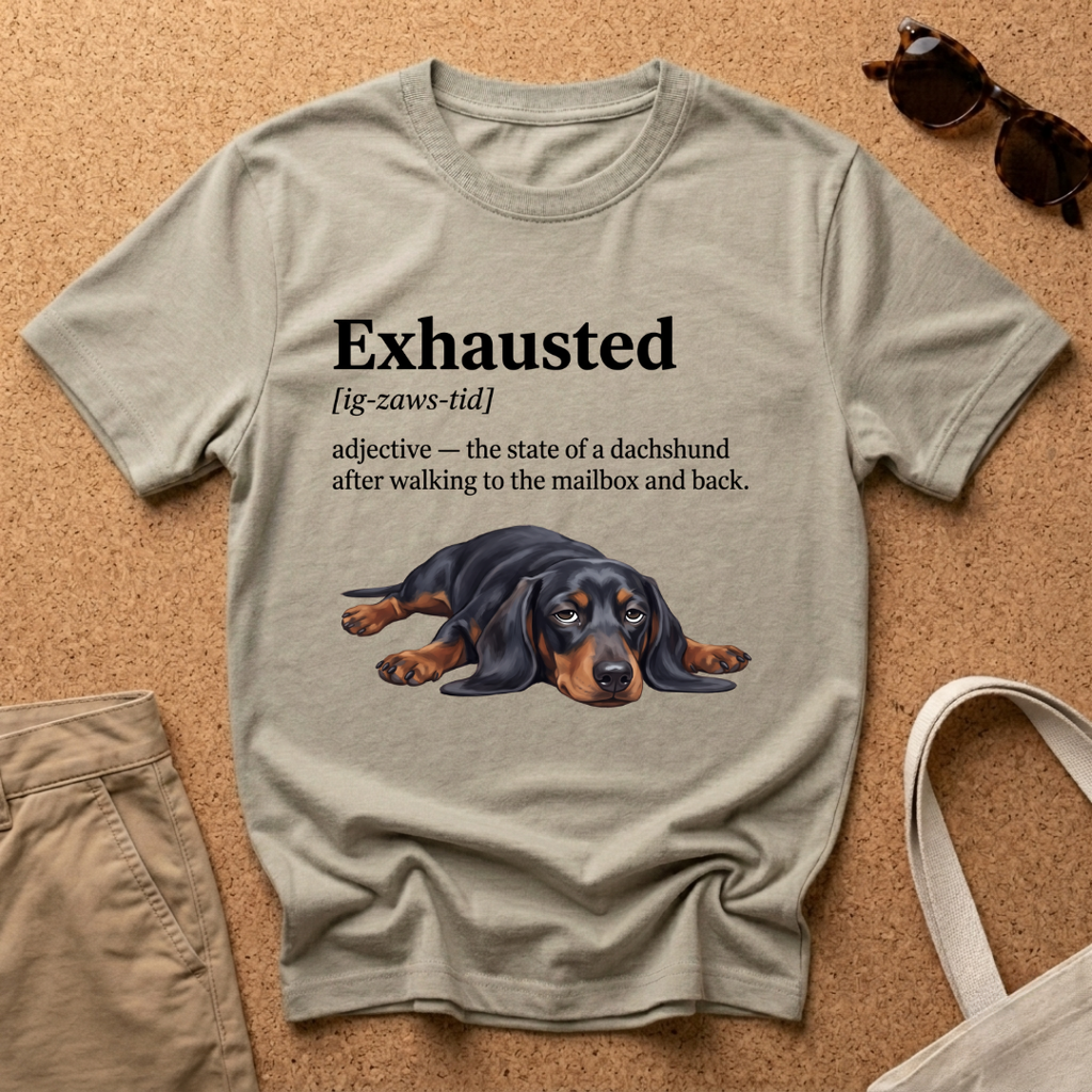 Exhausted Definition T-Shirt