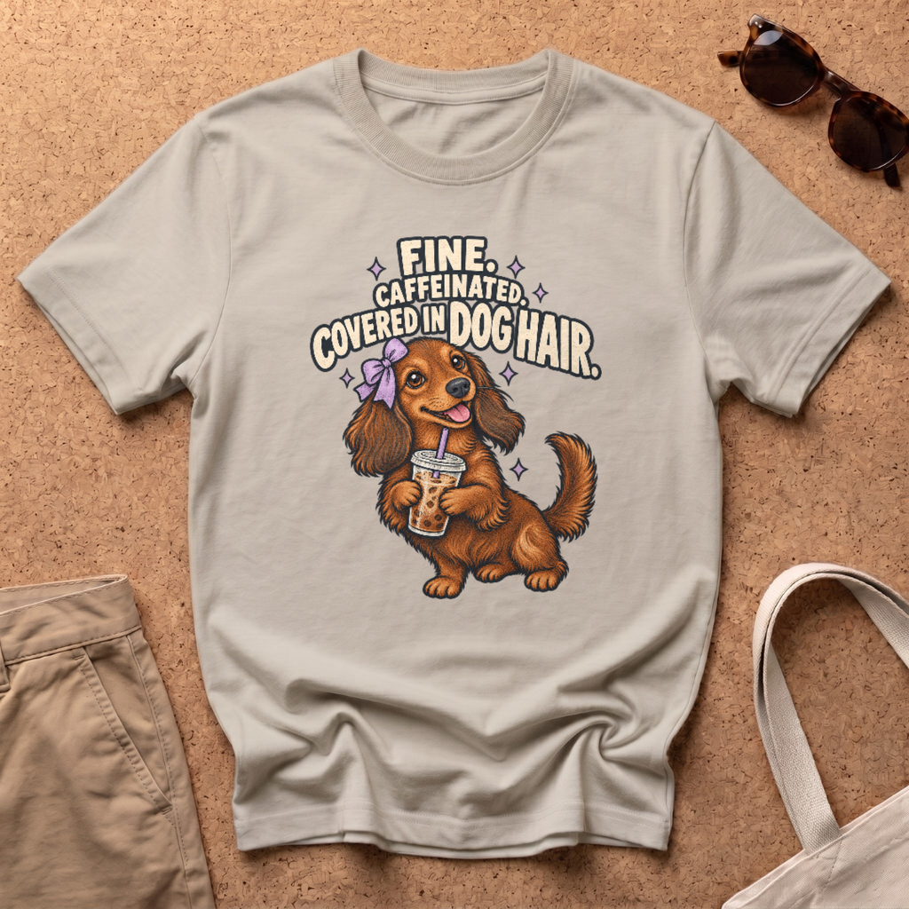 Fine Caffeinated T-Shirt - Sand