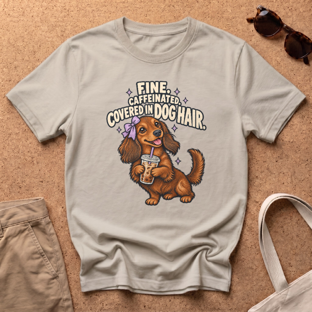 Fine Caffeinated T-Shirt - Sand