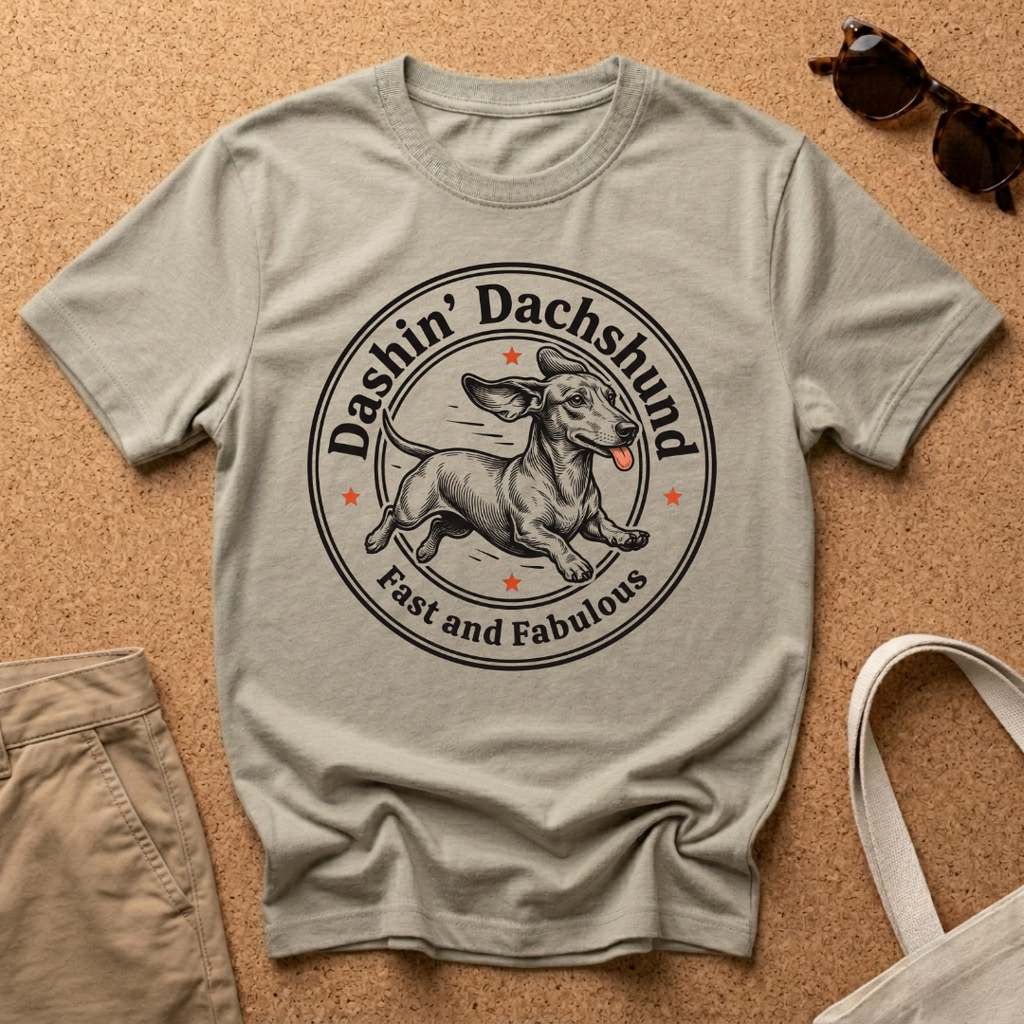 Dashin Dachshund T-Shirt