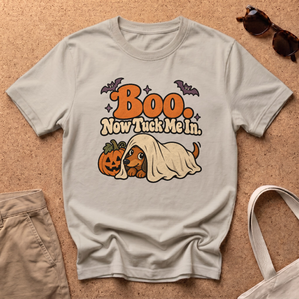 Boo Tuck Me T-Shirt - Sand