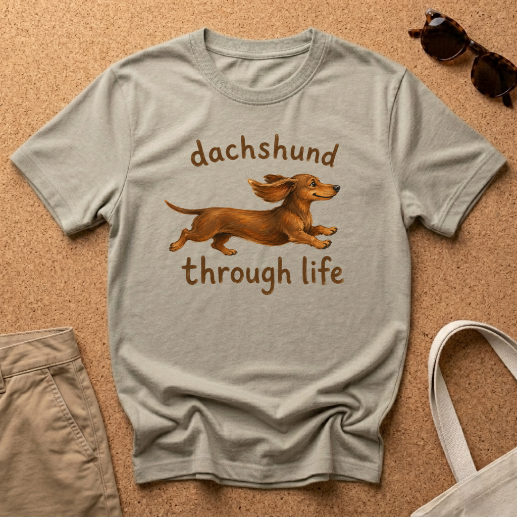 Dachshund Through Life T-Shirt
