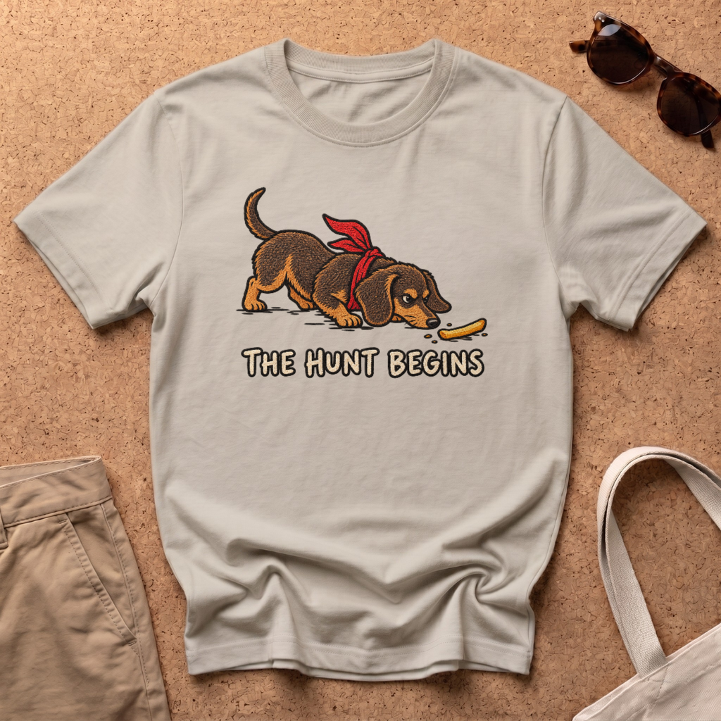 The Hunt Begins T-Shirt - Sand