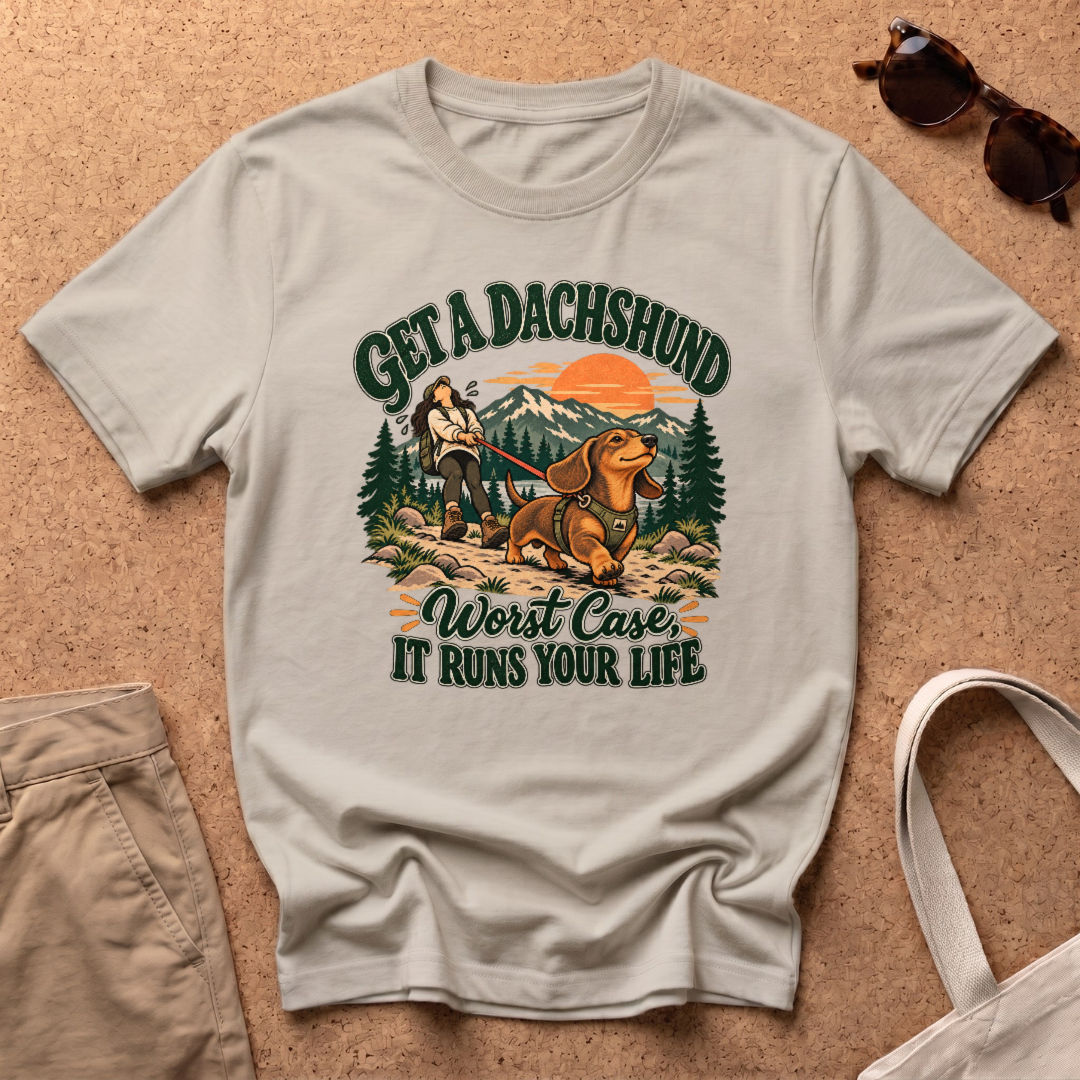 Get Dachshund T-Shirt - Sand