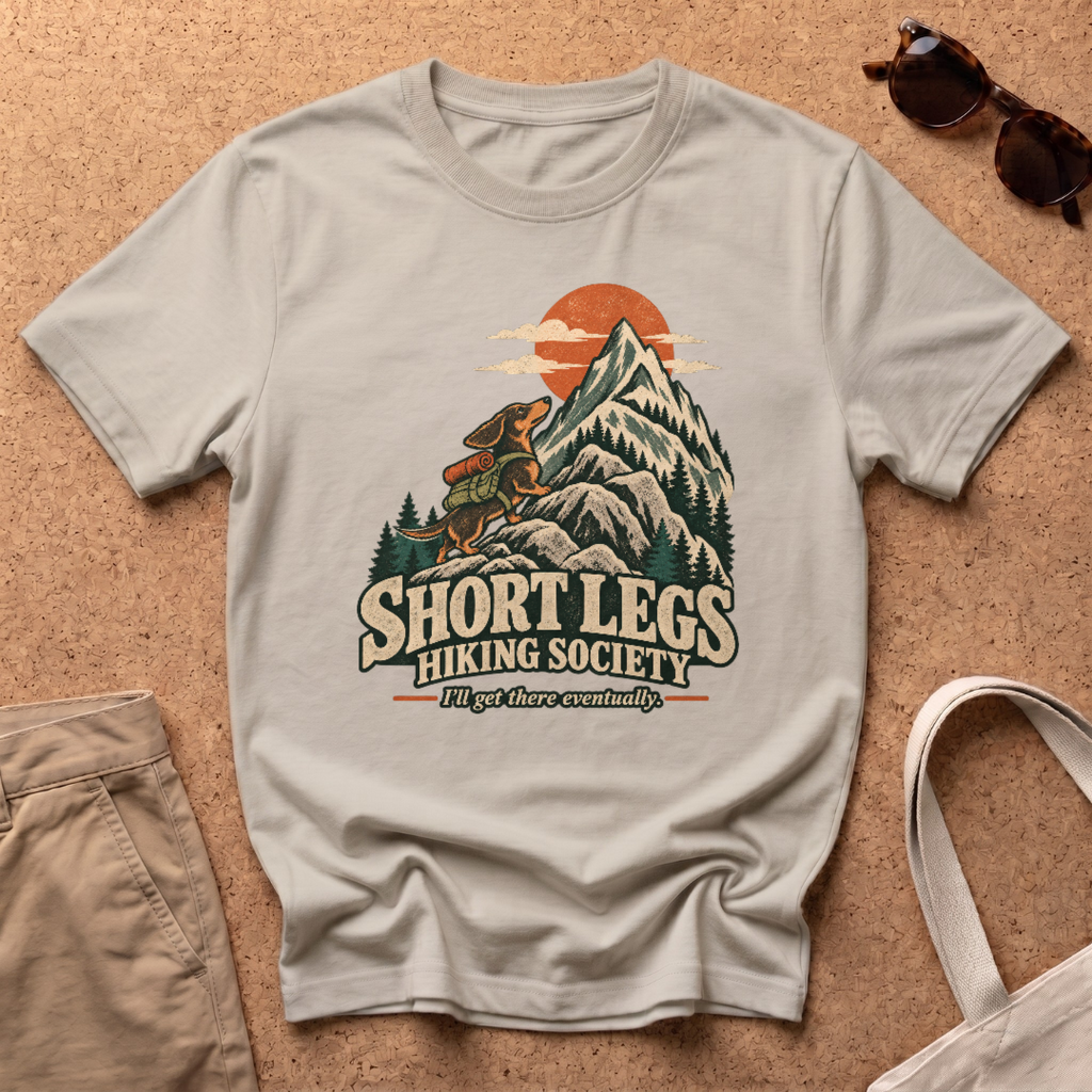 Short Legs Society T-Shirt - Sand