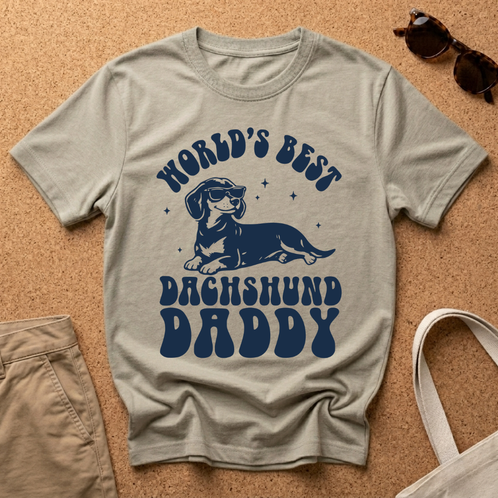 World's Best Dachshund Dad T-Shirt