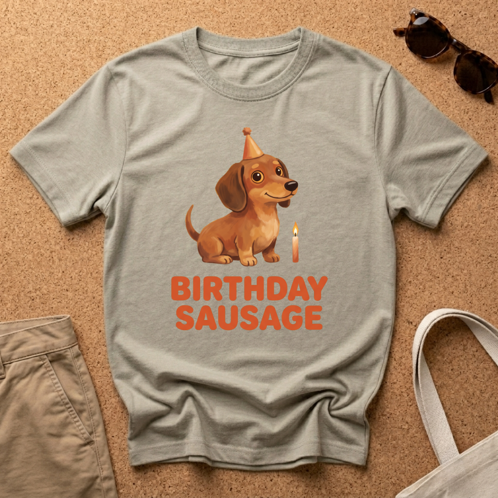Birthday Sausage Cute T-Shirt