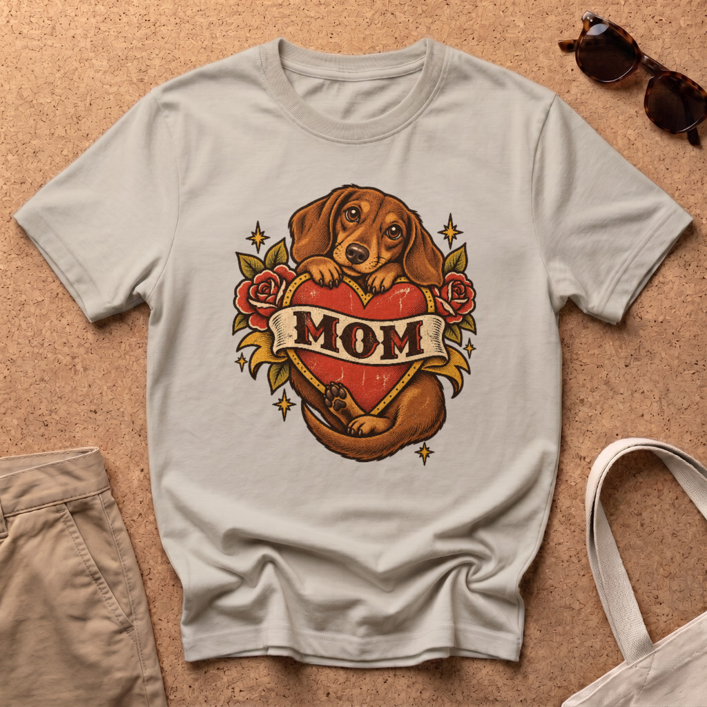 Mom Tattoo T-Shirt - Sand