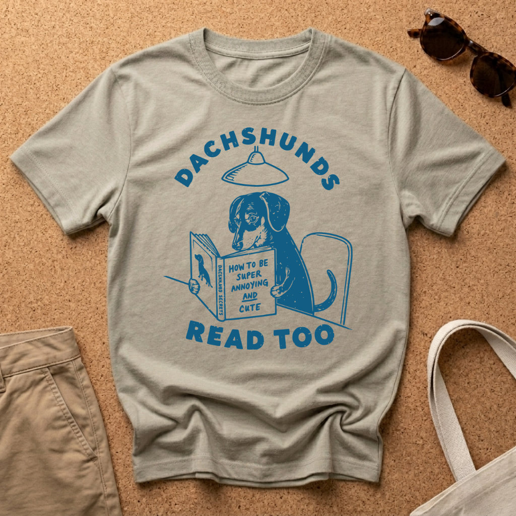 Dachshunds Read Too T-Shirt