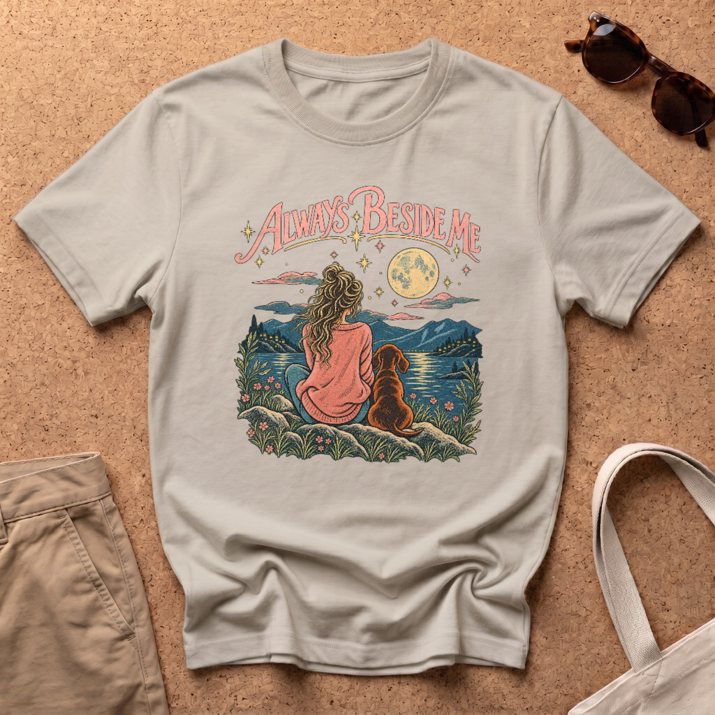 Always Beside Me T-Shirt - Sand