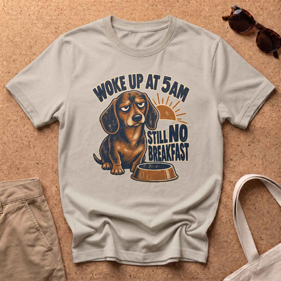 Woke Up At T-Shirt - Sand