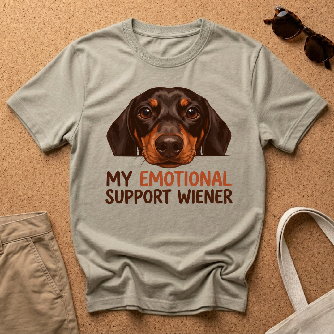 Emotional Support Wiener T-Shirt