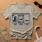 Dachshund Routine Strip T-Shirt