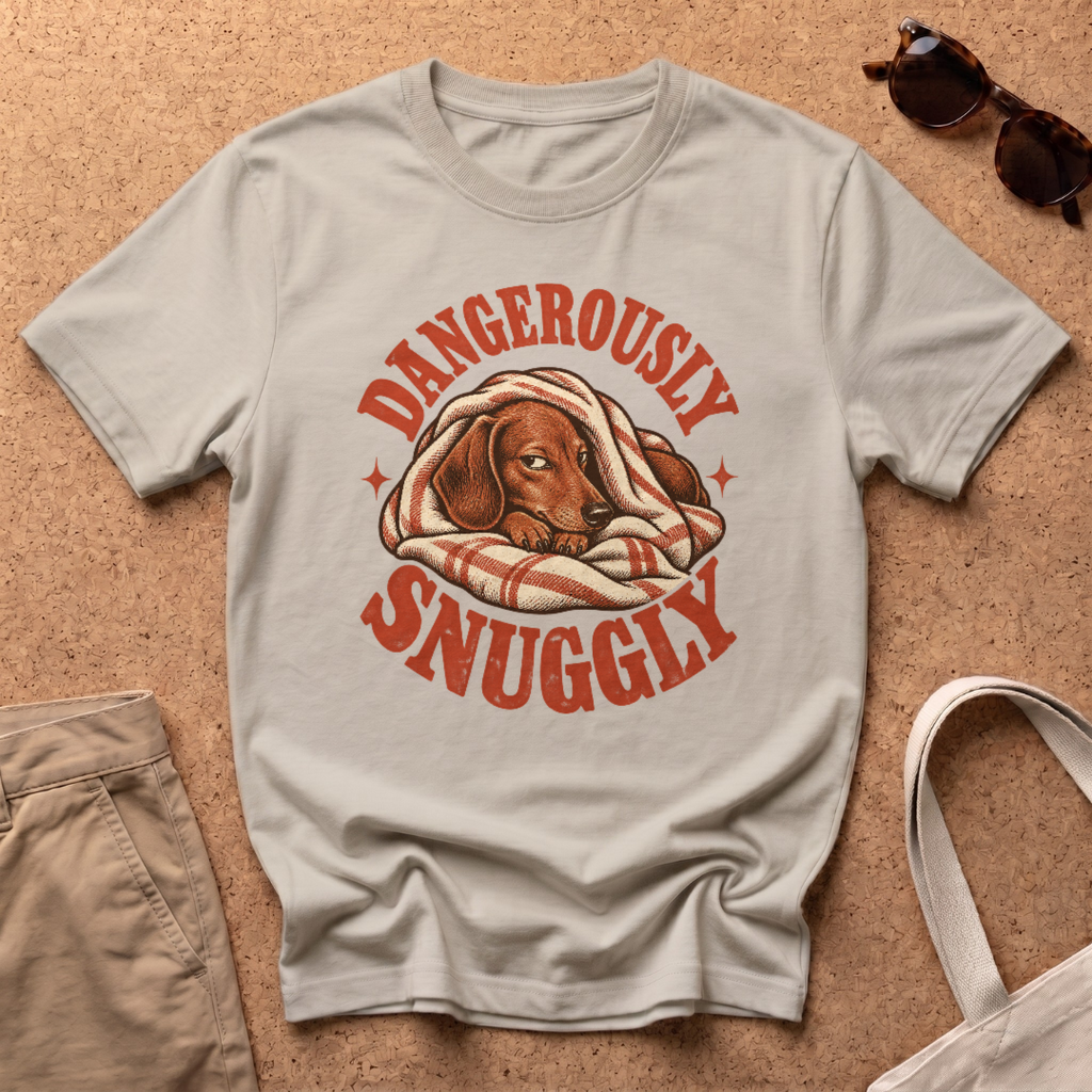 Dangerously Snuggly T-Shirt - Sand