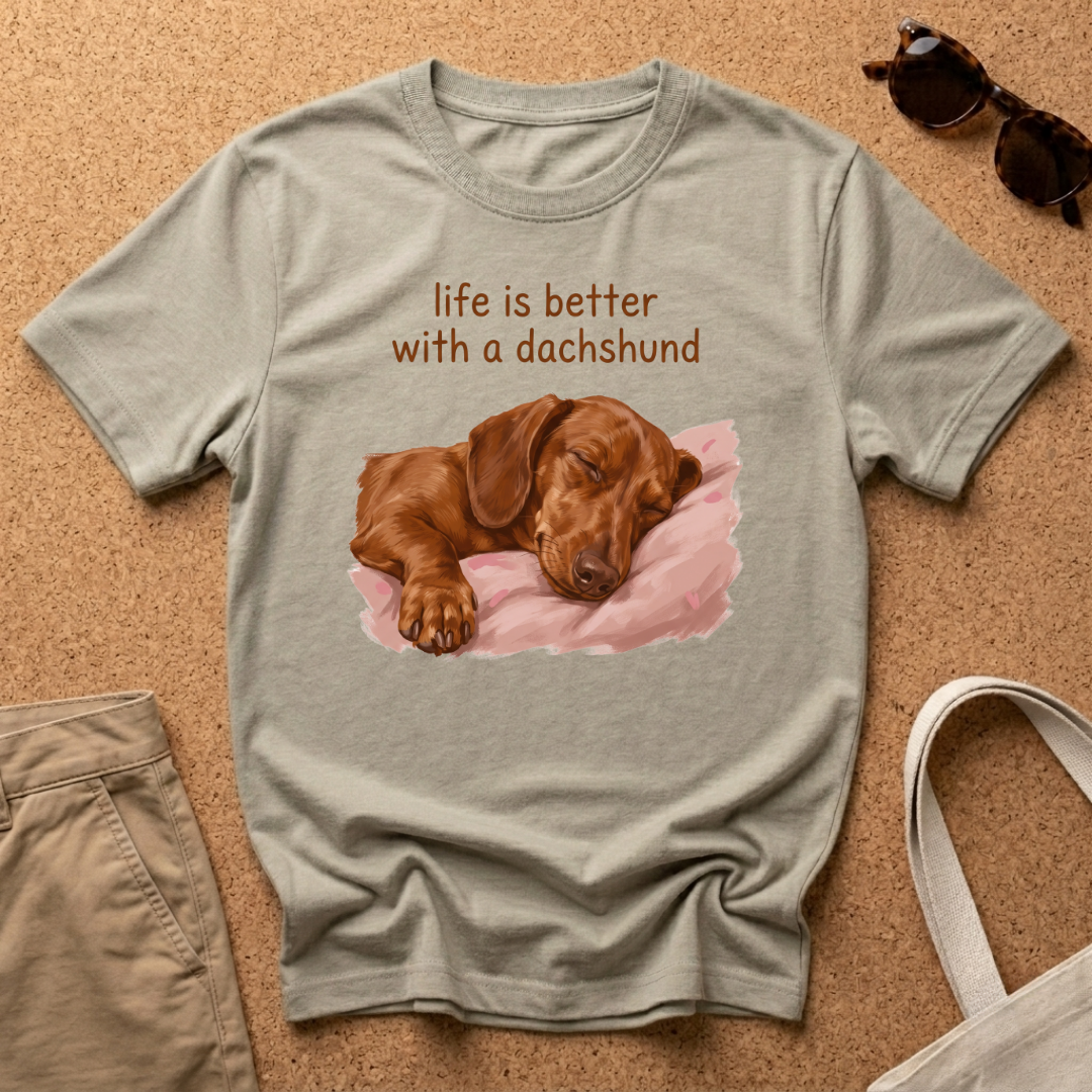 Better With Dachshund T-Shirt