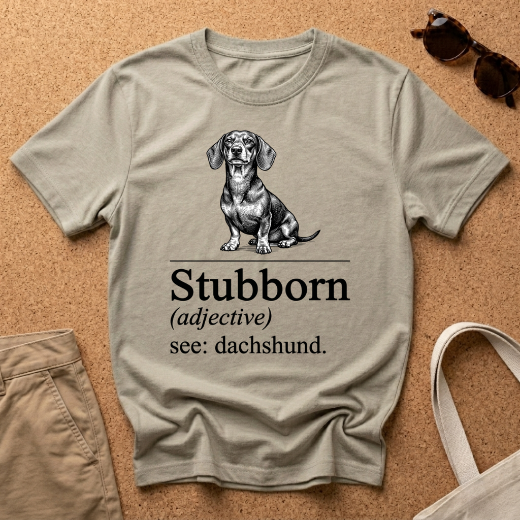 Stubborn Adjective T-Shirt