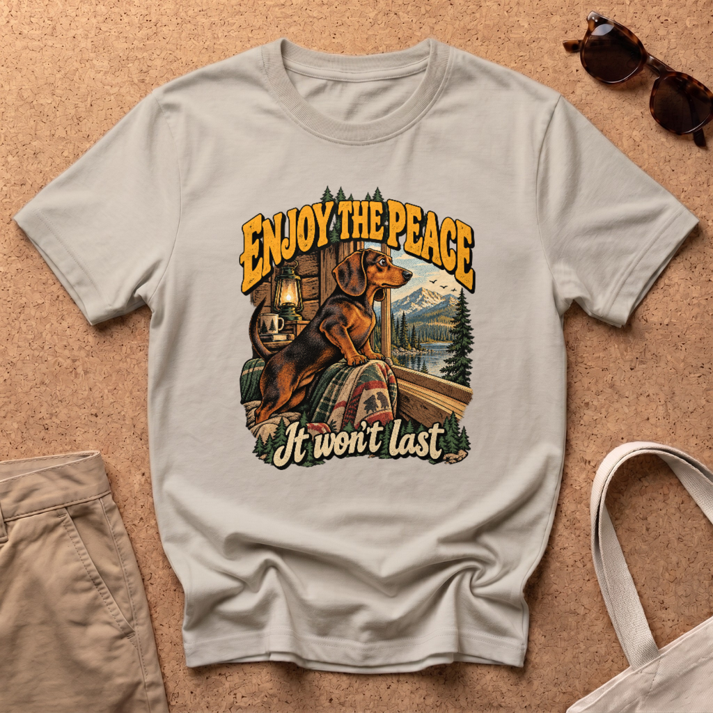 Enjoy The Peace T-Shirt - Sand