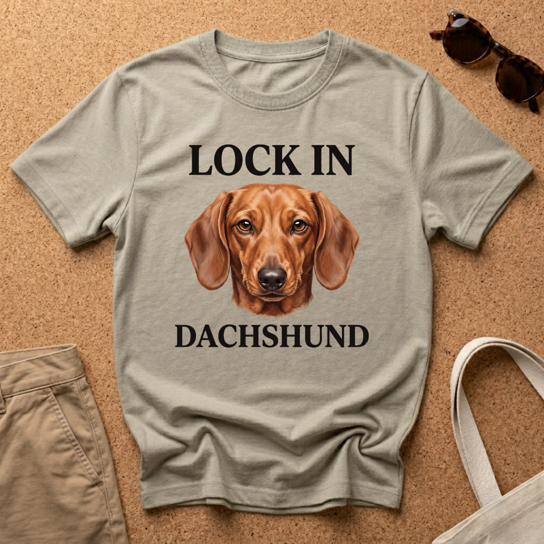 Lock In Dachshund T-Shirt