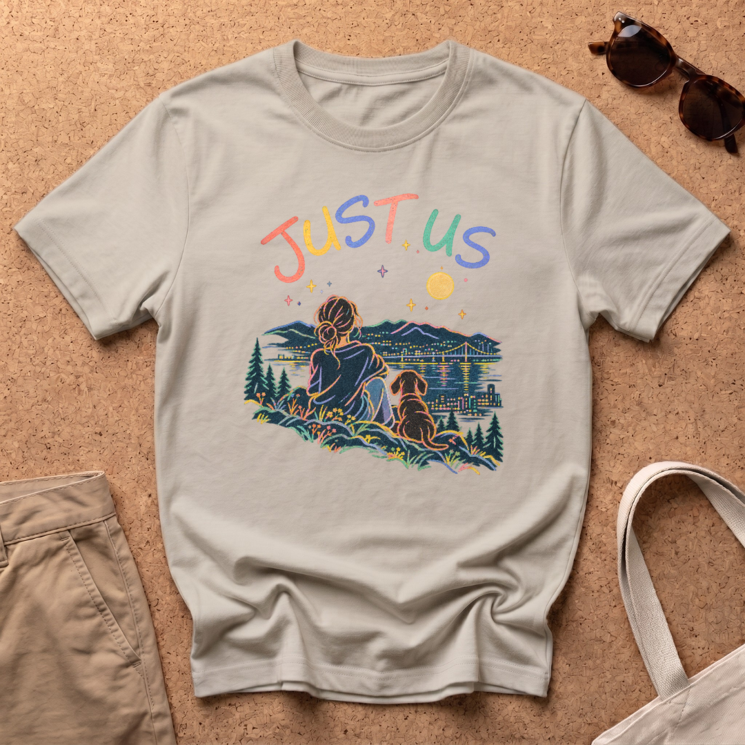 Just Us Two T-Shirt - Sand